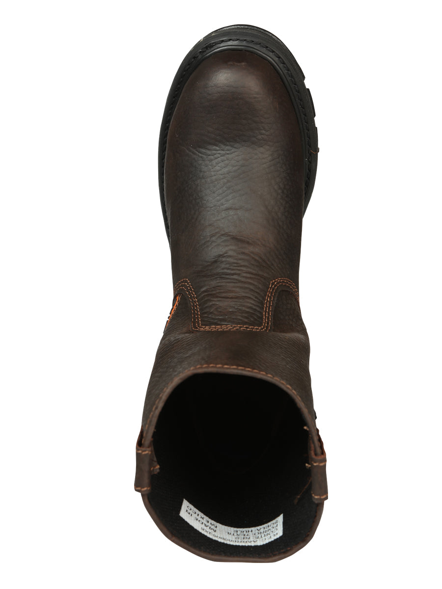 Buffalo & Bull Men’s Work Boots with Toe Cap Bovine Leather - Rino Moka 45260