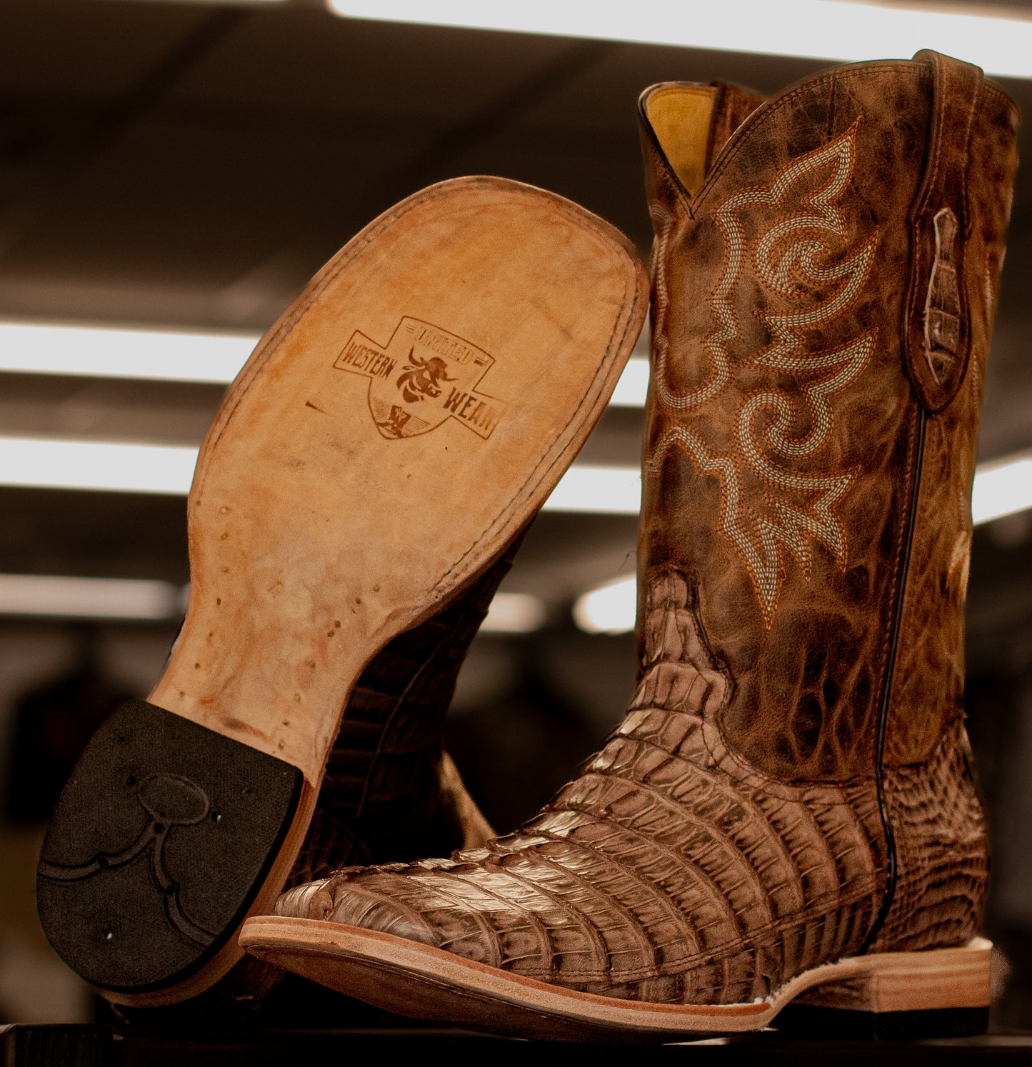 United Caiman Square Toe