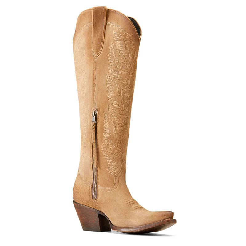 Ariat Womens Laramie Distressed Dijon Suede Snip Toe Western Boot 10046989