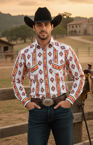 Men's Snap Button Shirt