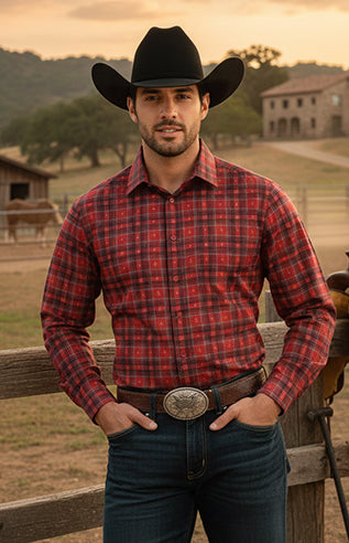 Men's Western Dress Shirt
