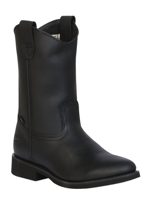 Establo Men's Work Boot - Leather Grasso -  Black 311