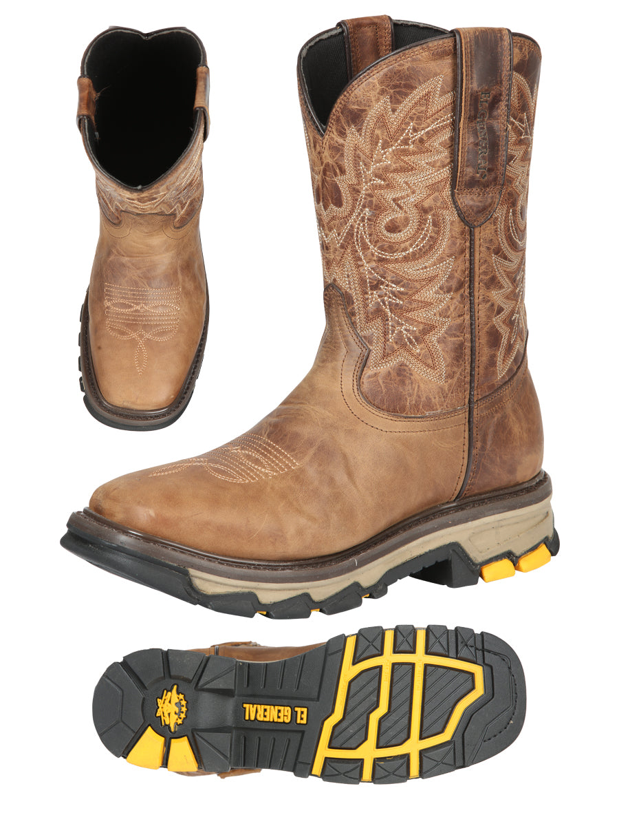 El General Men's  Work Boot - Sand 44691