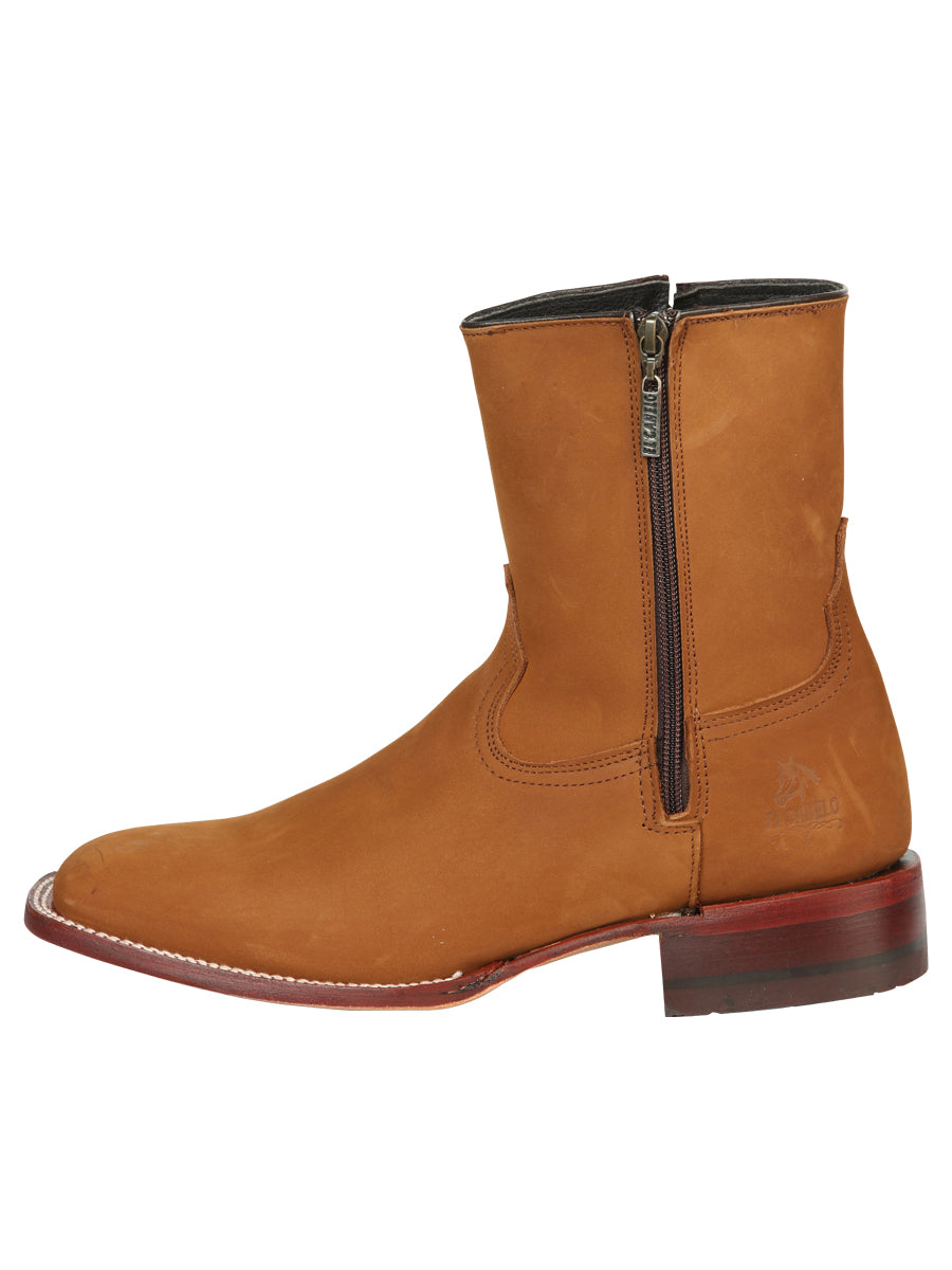 El Canelo Men’s Ankle Boots - Nobuck Taupe

 45215