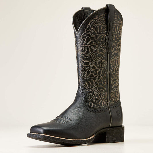 Ariat Womens Round Up Remuda Wide Square Toe Western Boot