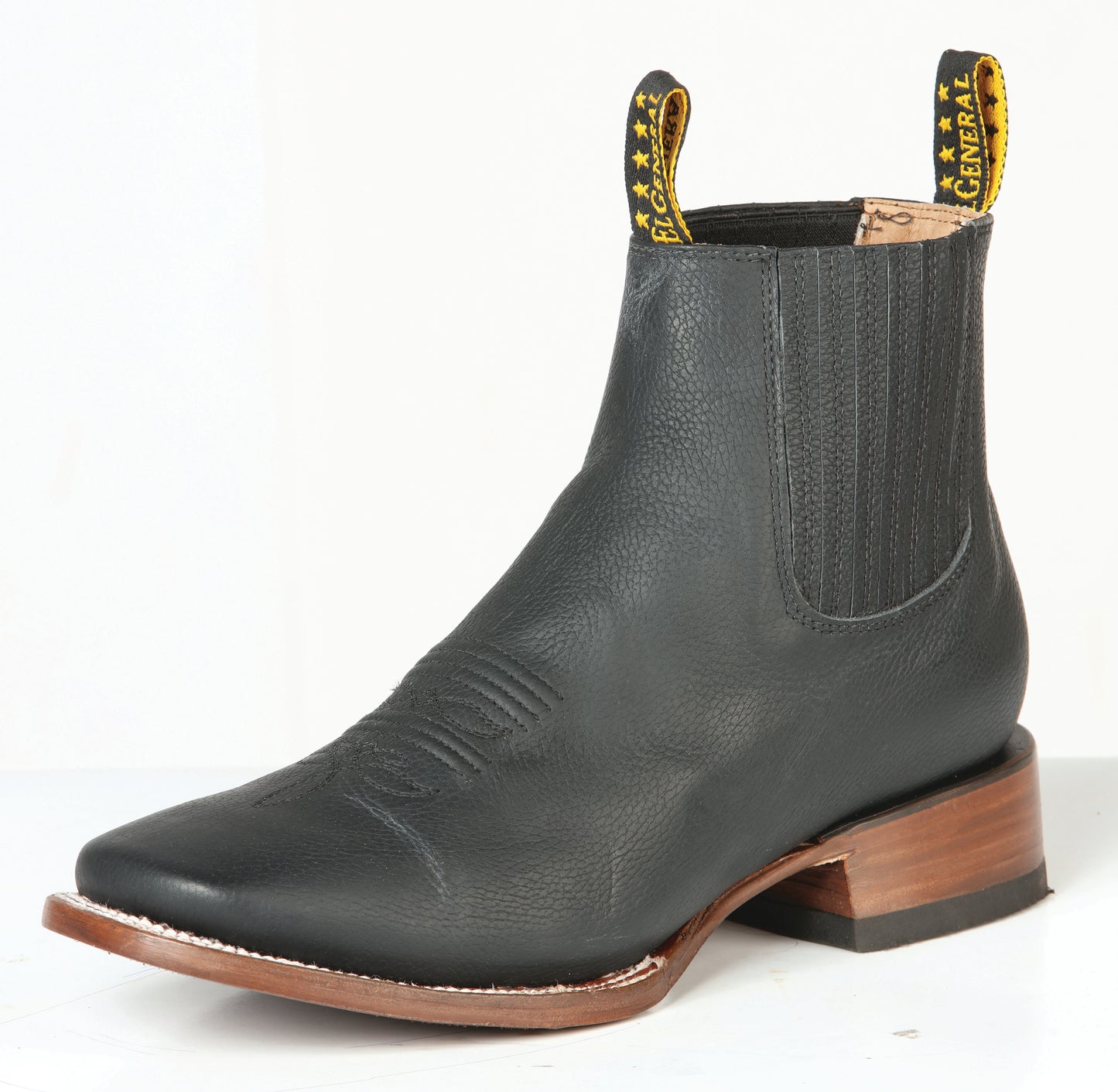 El General Men’s Ankle Boots - Cimarron Leather Black 126610