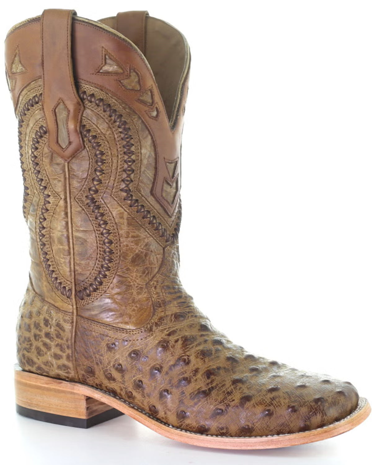Corral Ostrich Square Toe
