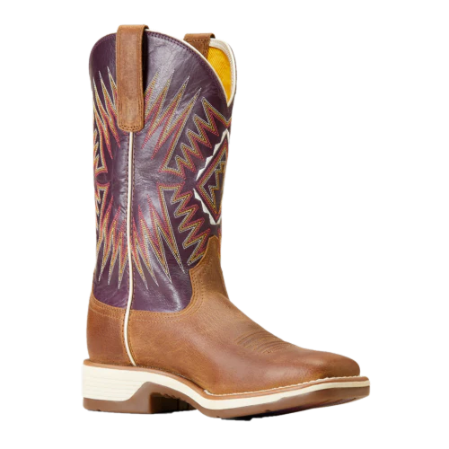 Ariat Women Ridgeback Toasty Tan Square Toe Western Boots 10046938