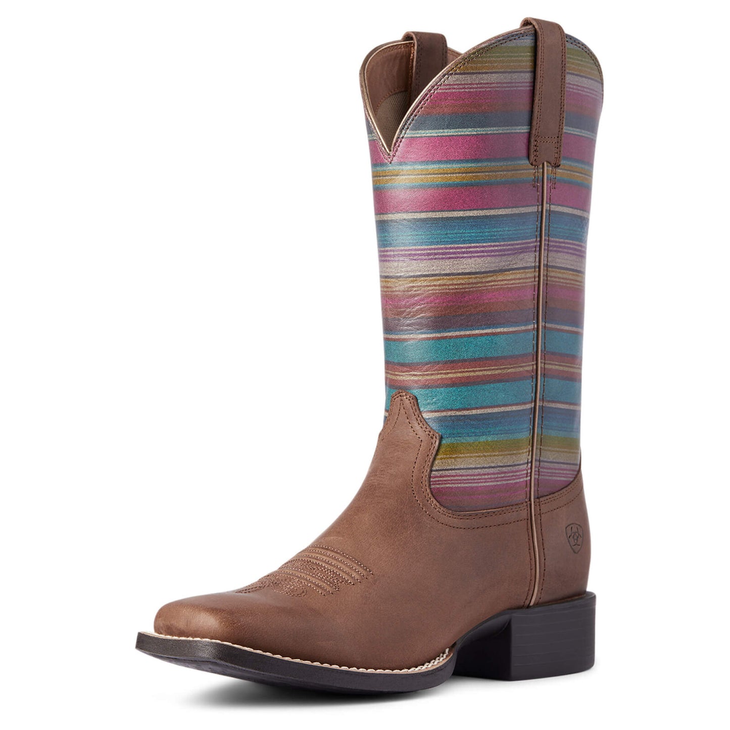 Ariat Womens Round Up Dark Buffalo Brown Boots 10038421