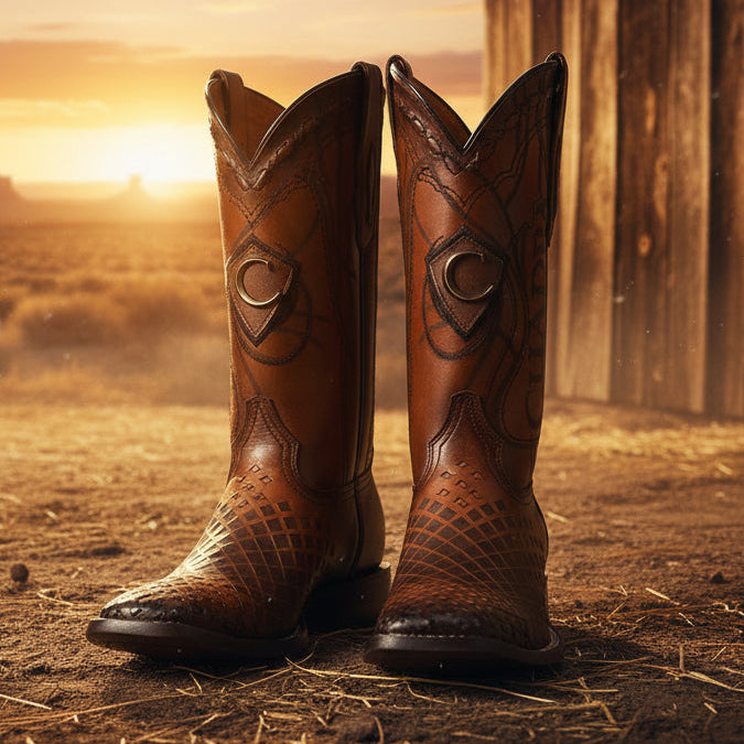 Cuadra Honey Woven Boots
