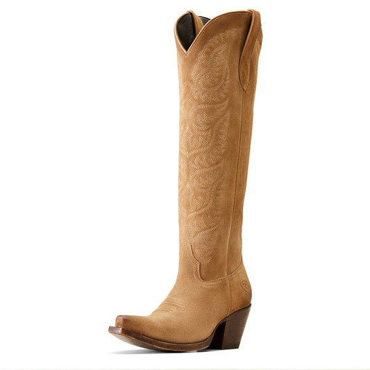Ariat Womens Laramie Distressed Dijon Suede Snip Toe Western Boot 10046989